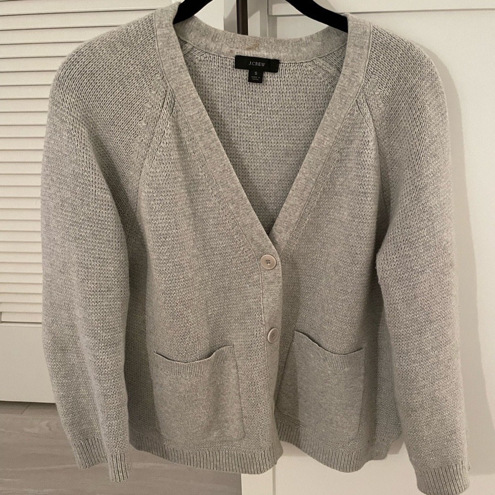 Grey cardigan